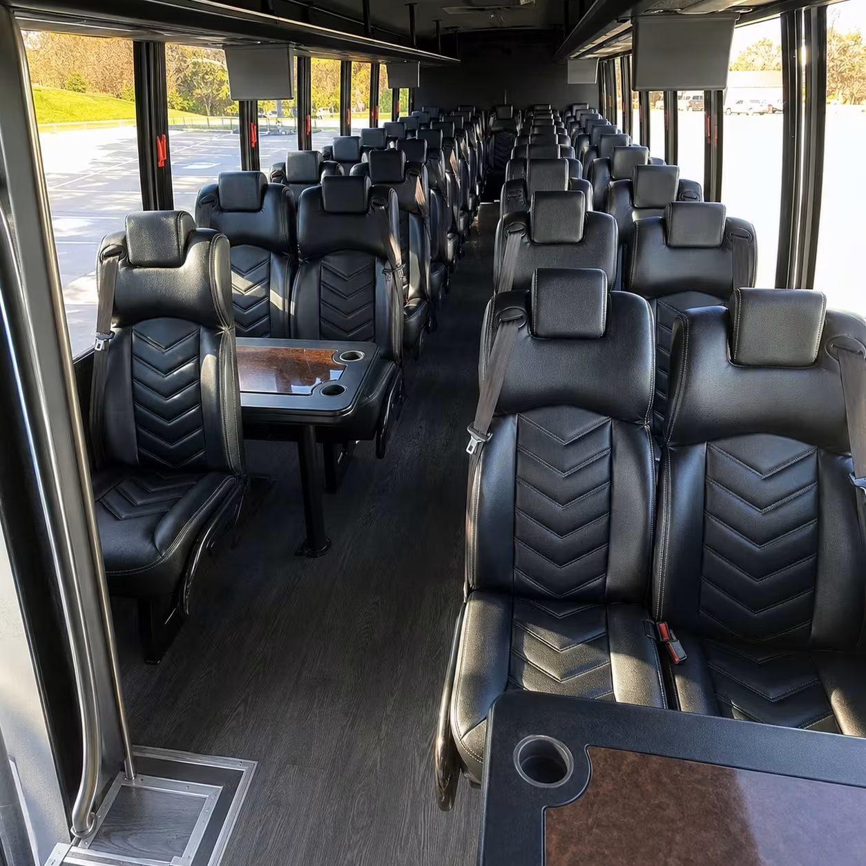 28 passenger minibus interior