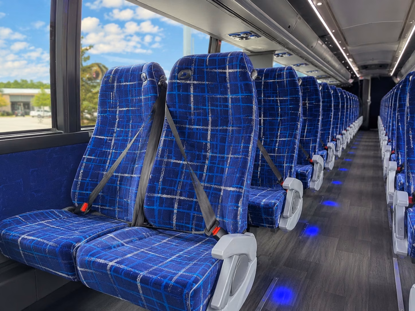 arcadia 56 passenger charter bus rental