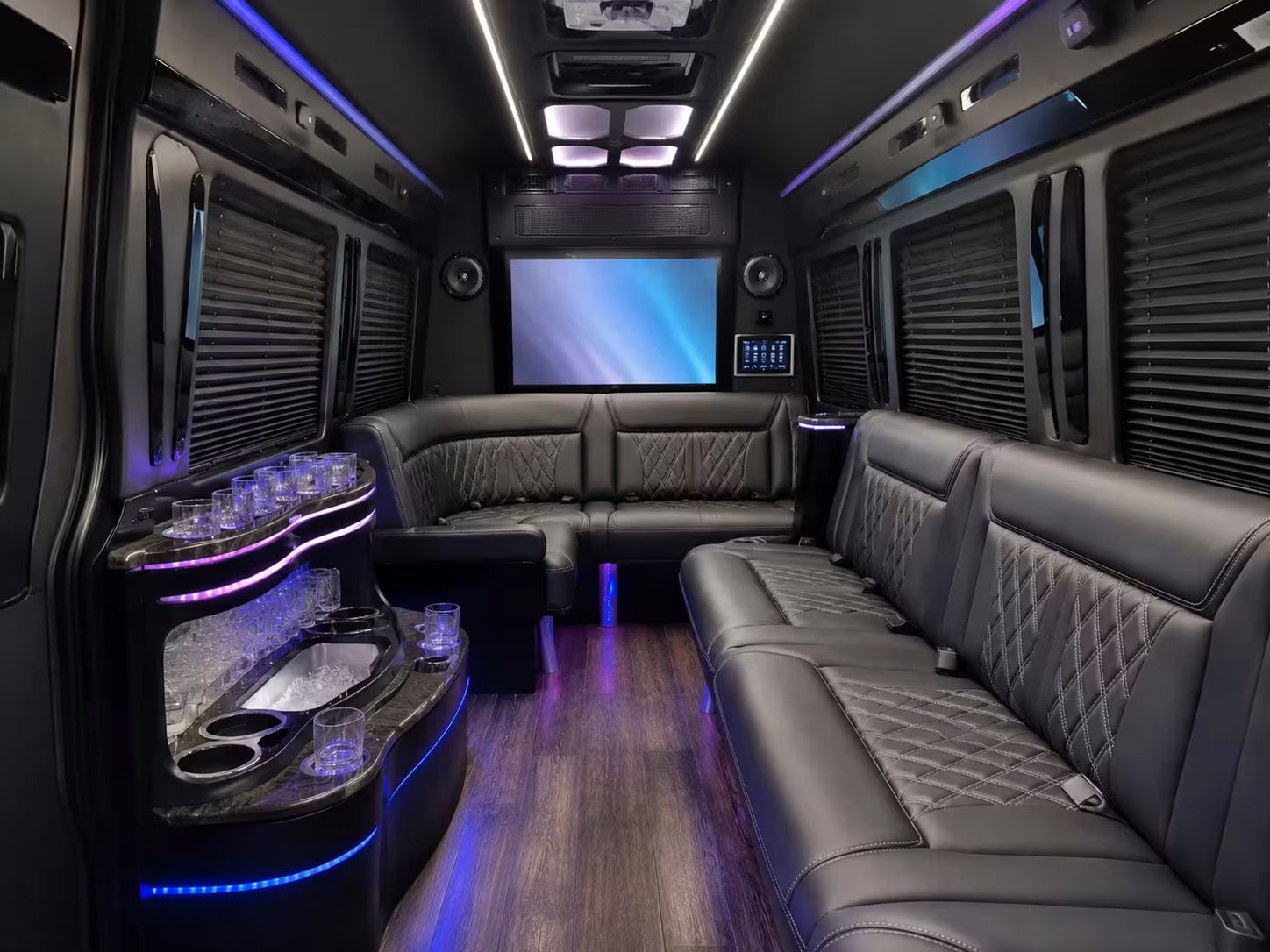 arcadia bus rentals to lax ontario and burbank airports