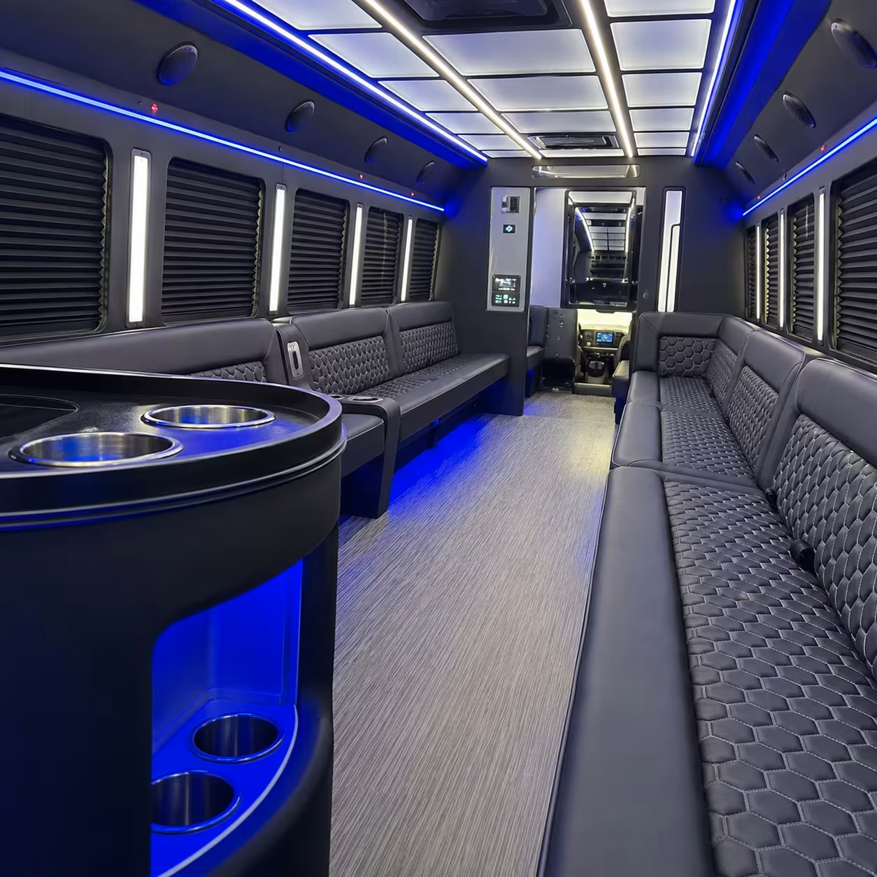 party bus interior