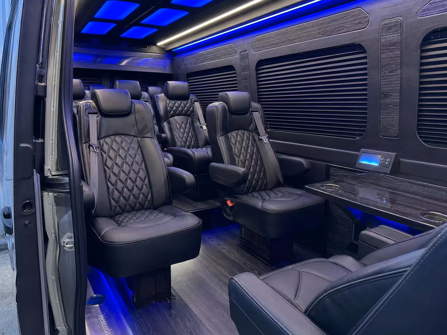 sprinter van transportation for groups and events across arcadia