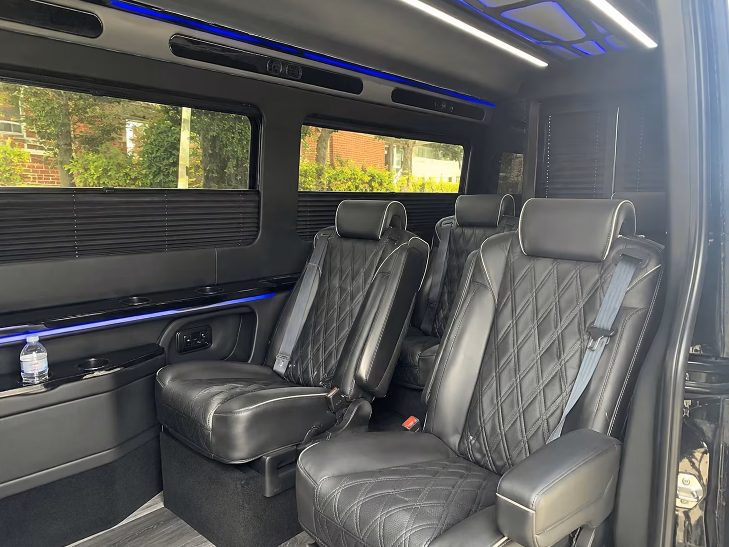 sprinter van with driver inside