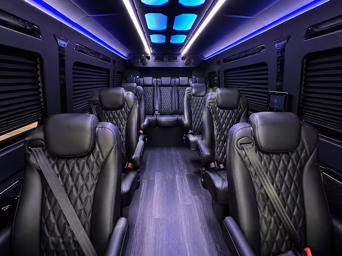 sprinter van with driver interior